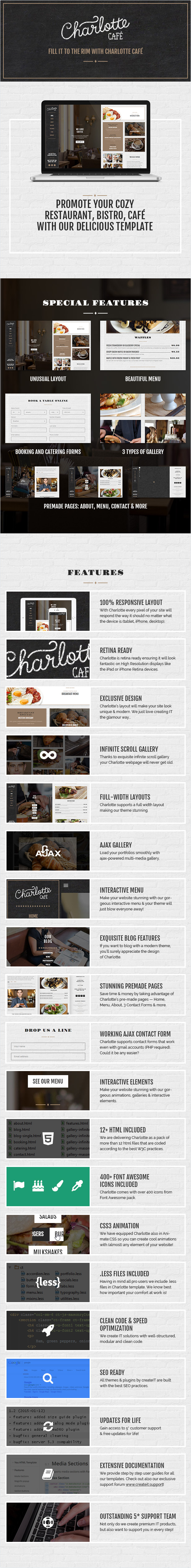 Charlotte - Café Bistro HTML Template - 8